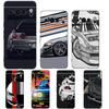 Japan JDM Sports Cars Phone Case For Google Pixel 9 8 7 6 Pro XL 8A 6A 7A 5G Soft Shockproof TPU Black Cover Fundas