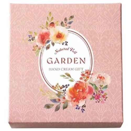 [Set] Handkerchief and Hand Cream Set by GARDEN. Perfect As a Small Gift, Small Present, Prize, Mother's Day, Respect for the Aged Day, Father's Day,