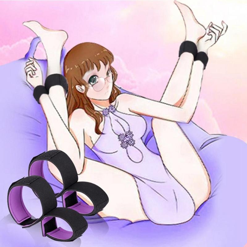 1 Pair Adult Erotic Handcuffs Sex Toys For Couple BDSM Bondage Restraints Kit Women Men Ankle Cuffs Chastity Sex Games