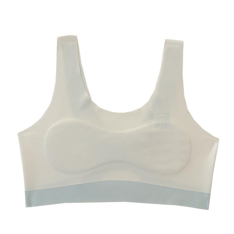 Less Exercise Development Period High School Students Bra Fixed Cup Junior High School Students Children Vest Children