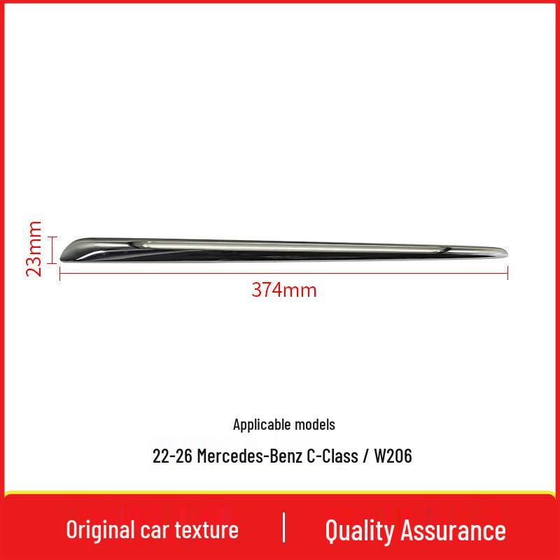 Electroplated Front Bumper Grille Trim for Mercedes-Benz C-Class W206 (Part 2068886300)