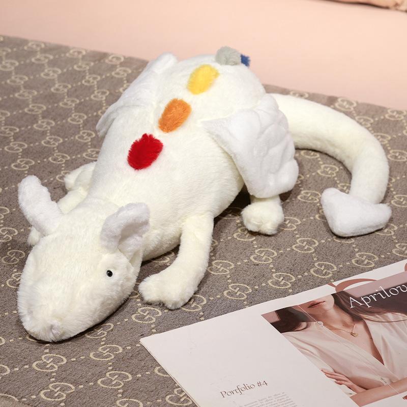 Internet Celebrity Sky Dragon Doll Fun Jely Plush Toy Rainbow Snow Dragon Doll Large Throw Pillow Gift