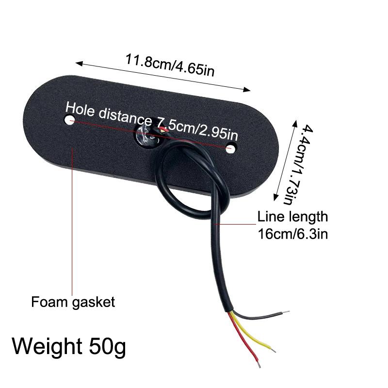 Kamyonlar, Treylerler ve Motosikletler İçin Yüksek Görünürlükte 12V/24V Led Yan İşaretleyiciler, Yanıp Sönen ve Sabit Işık Modları
