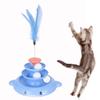 Cat   Tower Toy 3   Detachable Pet Track Interactive Toy with Teasing   for Kitten Exercise