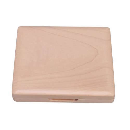 

Yibuy Wooden Reed Case for Saxophones, Holds 5 Reeds, Moisture Resistant, Easy Access, Natural Color