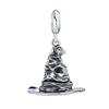 Sterling Silver Sorting Hat Slider Charm
