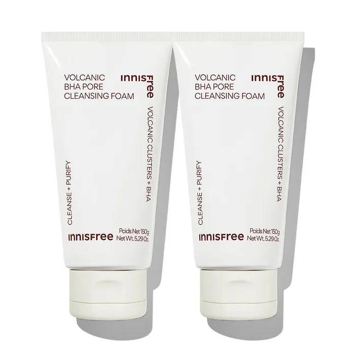 Volcanic Clay BHA Pore Cleansing Foam 150g 2 pieces