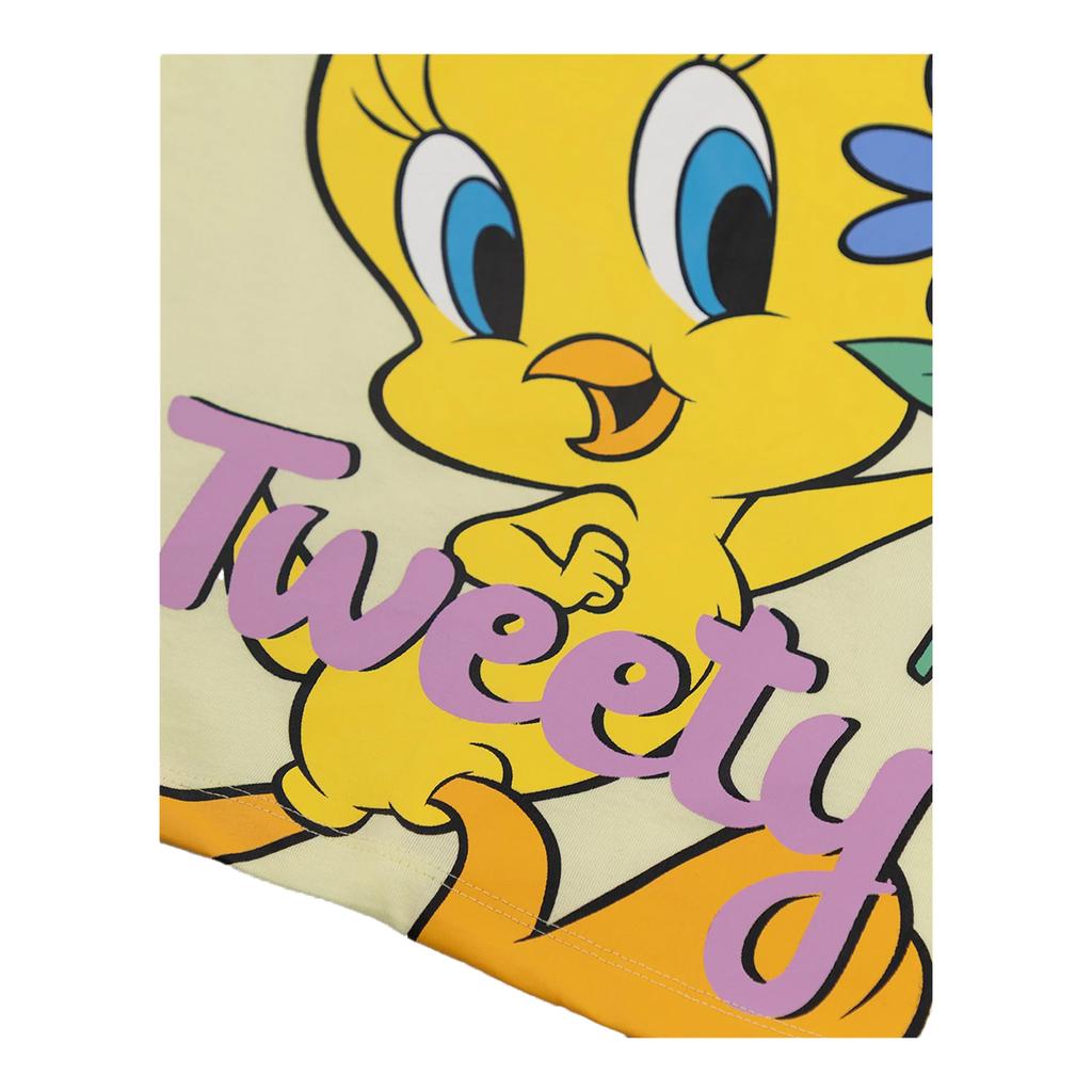 Looney Tunes Mädchen Tweety Kurzarm-T-Shirt