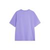 Li-Ning Soft Comfortable Loose Versatile Round Neck Pullover Short Sleeve T-Shirt Unisex Tops Blue Purple AHSU743-13