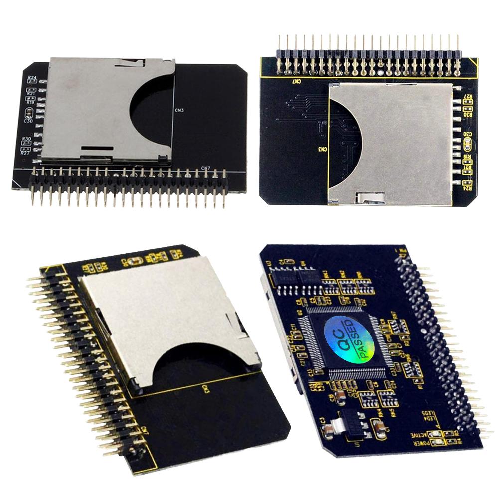 SD zu 2,5 Zoll IDE 44-Pin Transferkartenadapter IDE SD-Adapter SSD-Speicherkarte für Laptop-Tablet