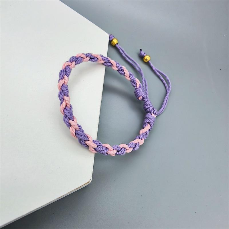 Hand-woven Casual Cotton Linen Bracelet - Versatile Simple Best Friend Gift