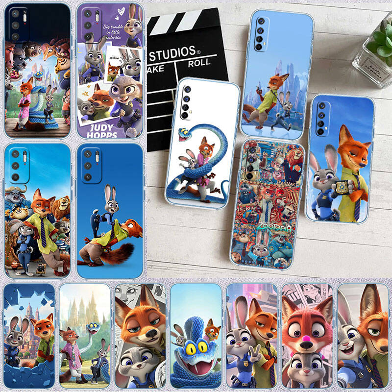 Coque de téléphone MH158 Zootopia pour Motorola G34 G32 G31 G14 G15 G84 G62 E32 G24 G72 G71 G73 G85 G200 G60 G52 G51 G50 G42 G41 G32 G30