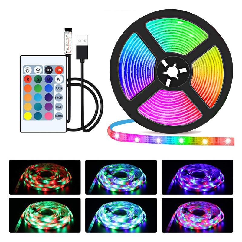 1/2/5/10M 2835 LED Light Strips Kit Infrared Remote Control Decoration Light Lamp Ribbon for Festival Party Bedroom BackLight