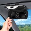 Car Sun Sunvisor Clip Holder for Sunglasses Clamp Design No Tools Needed Secure Grip Antislip Pad Large Capacity Organiz