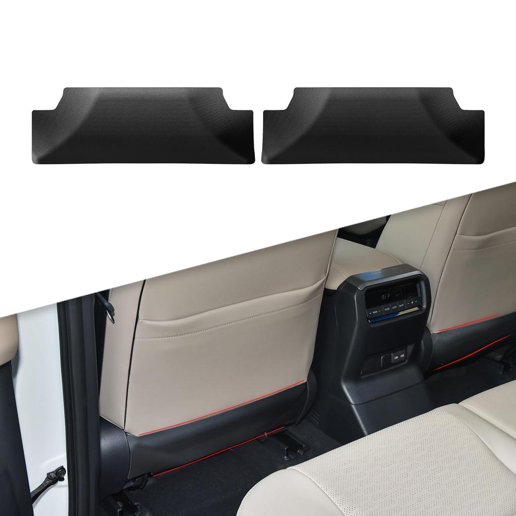 ZUNDUO Kick Guards for Toyota Land Cruiser 250 Series Rear Seat Back Stain and Kick Made of TPE Easy Compatible with 2024 and Current Land Cruiser 250