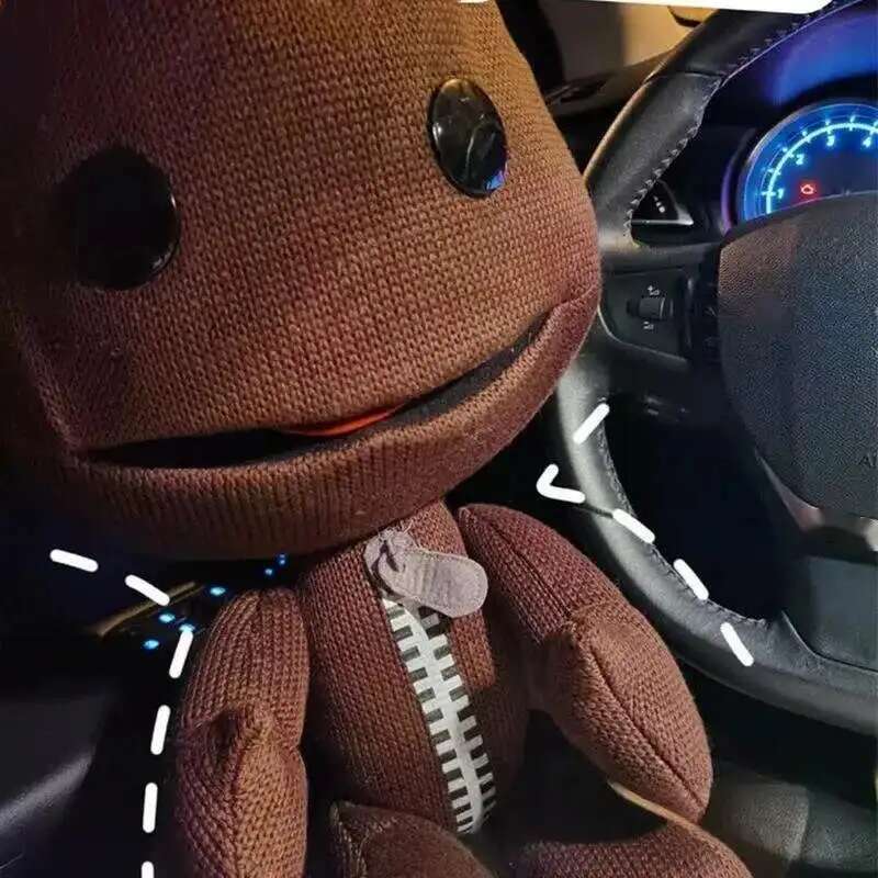 Plyšová panenka Sackboy Plyšová hračka ze hry Sackboy's Little Big Planet Panenka Sackboy z Little Big Planet Maskot Cosplay Dárek k narozeninám Festivalový dárek