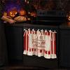 Decorative Kitchen Stove Curtain Lace-up Design Cabinet Curtain Christmas Oven Curtain  Partition