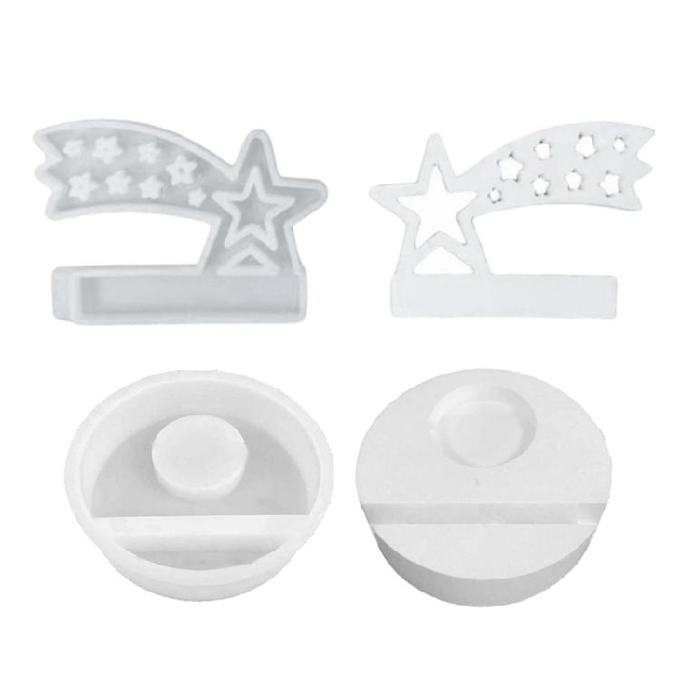 Rabbit Silicone Mould Candlesticks Plasters Gypsum Aromatherapy Candle Holder Molds