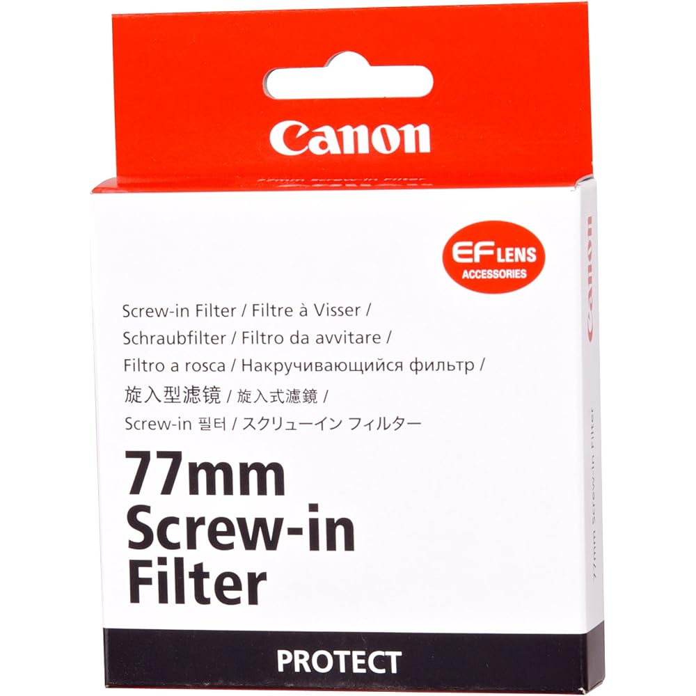 Canon camera protective filter 77mm
