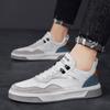 New Men Genuine Leather Casual Shoes for Man Autumn Flats Skateboard Shoes Youth Street Cool Patchwork Sneakers