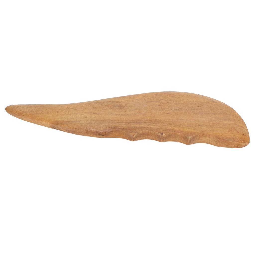 Wooden Gua Sha Board Sickle Shape Face Whole Body Point Massage Scraping Board Fat Loss Shaping Gua