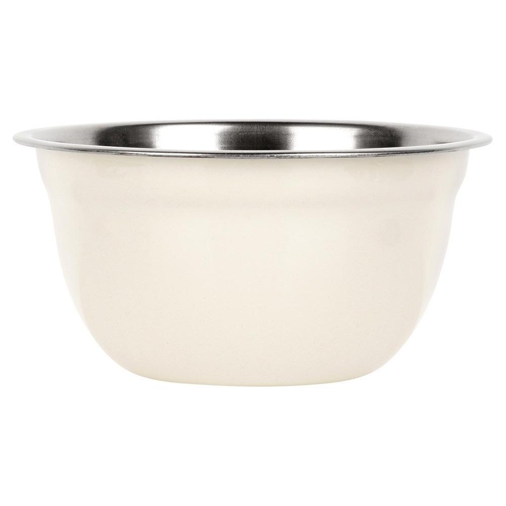 Steel Metal Kitchen Bowl For Mixing Whipping Cooking Salads 0.7