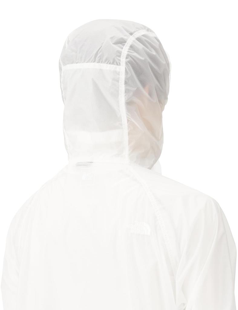 The North Face Free Run Size 2L Anorak, Unisex, Water-Repellent, Windproof, Lightweight, Clear,