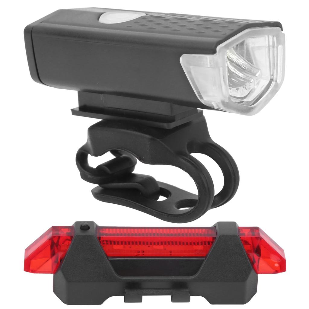Bicycle Front and Rear Lights USB Rechargeable Super Bright Bike Headlight and Taillight