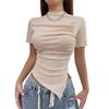 International Hot-selling Women's Clothing with Elegant Temperament and New Spring and Summer Sweet and Spicy Style Tight Tops