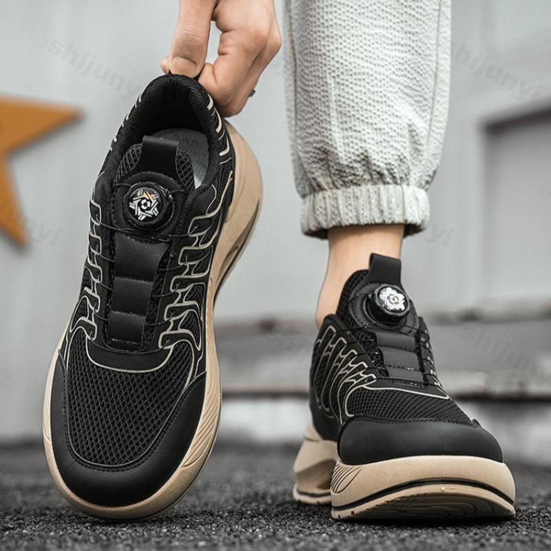 Fashion Niche Design Fashion Trend Casual Men Sports Shoes 2025 Spring New Mesh Breathable Comfortable Versatile Low Top Chunky sneakers