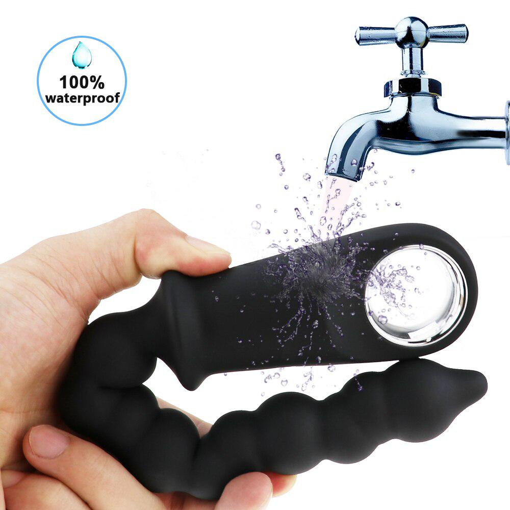 Verlängern Vibrator Anal Pull Perlen USB Aufladbare Anal Plug 10 Geschwindigkeiten Vibration G-punkt Stimulation Erwachsene Homosexuell Sex Spielzeug für Mann