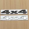 3D Chrome Black Nameplate 4X4 Logo Emblem Car Rear Trunk Sticker Badge for Jeep Grand Cherokee Wrangler Compass Accessories