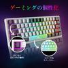 LexonTech X ZIYOU LANG K61 Gaming Keyboard with RGB LED Backlighting (60%), 62 Keys, Quiet, Compact (US Layout), USB Membrane Wired Keyboard,