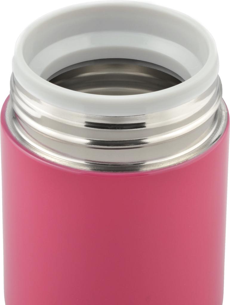Wahei Freiz Fortec Lunch Mini Bento Box, 250ml, Pink, Vacuum Insulated, Keeps Soup Hot or Cold, Includes Recipes, FLR-7141