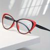 New Cat Eye Reading Glasses Summer Decoration Anti-blue Light Glasses Fashion Package Flower Glasses