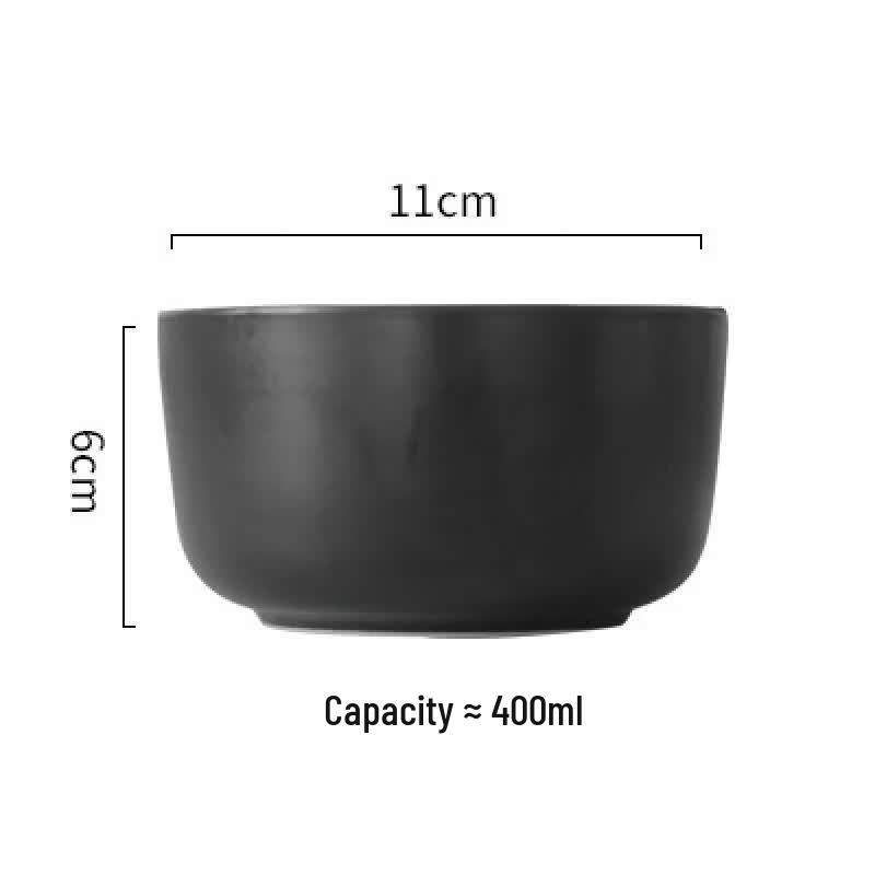 Ru Han Japanese Macaron Color 4.5-inch Wide Mouth Bowls, Set of 3