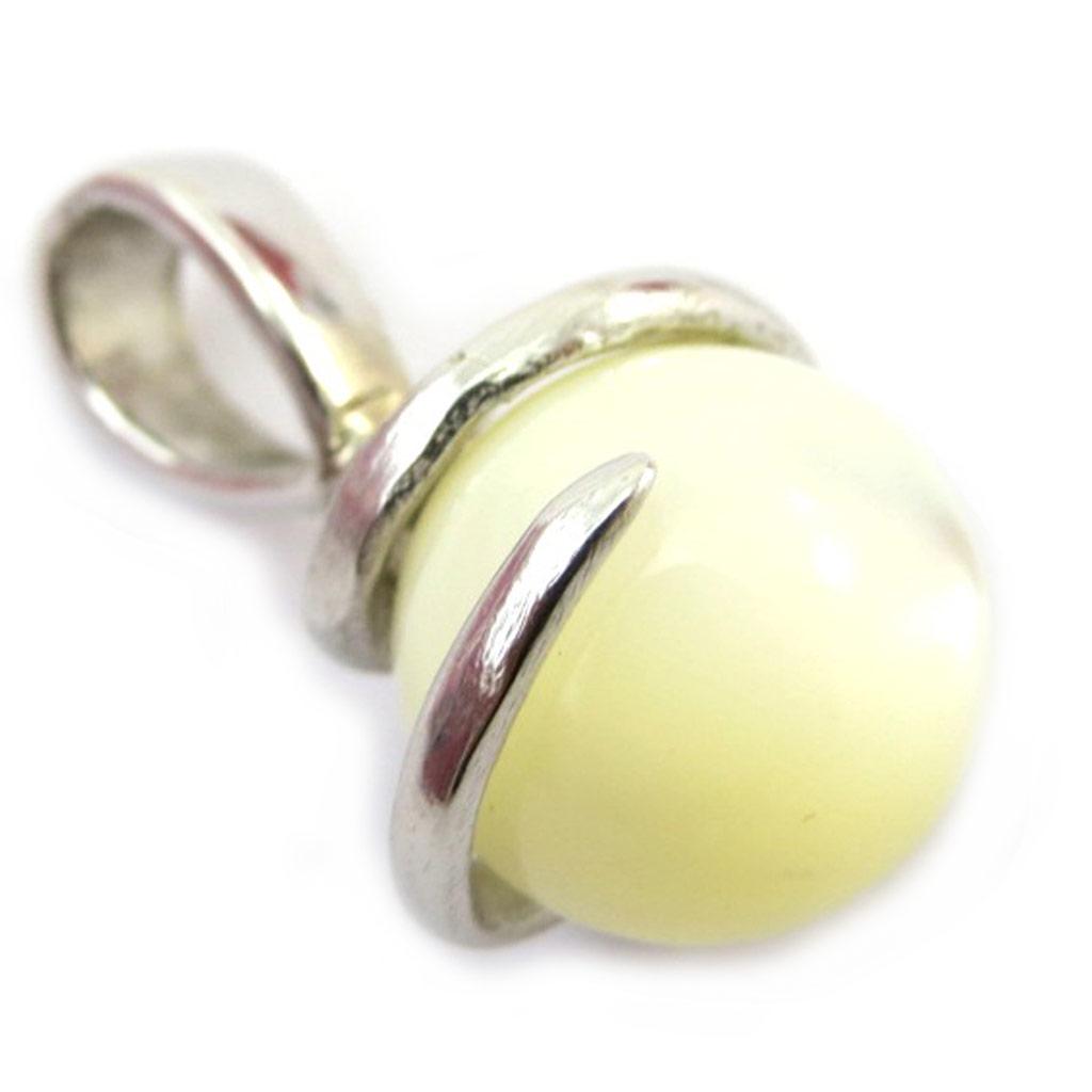 Les Trésors De Lily [F6293] - Silver Pendant 'Ruth' Silver Mother-of-pearl - 11x10 Mm