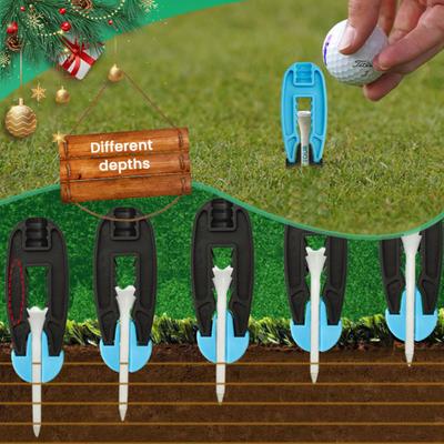 Golf Tee Height Tools Adjustable Tee Height Setter Outdoor Golf Training Aid for Consistent Swings And Precise Shots