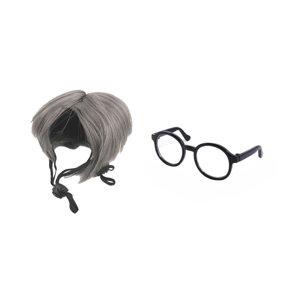Clown's Hair Kitty Wavy Hair Adjustable Fit Cat Fake Hair Party Play Costume