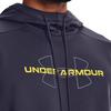 Under Armour Bluza z kapturem Armour Fleece z nadrukiem logo Męskie bluzy z kapturem Szary 1373356-558