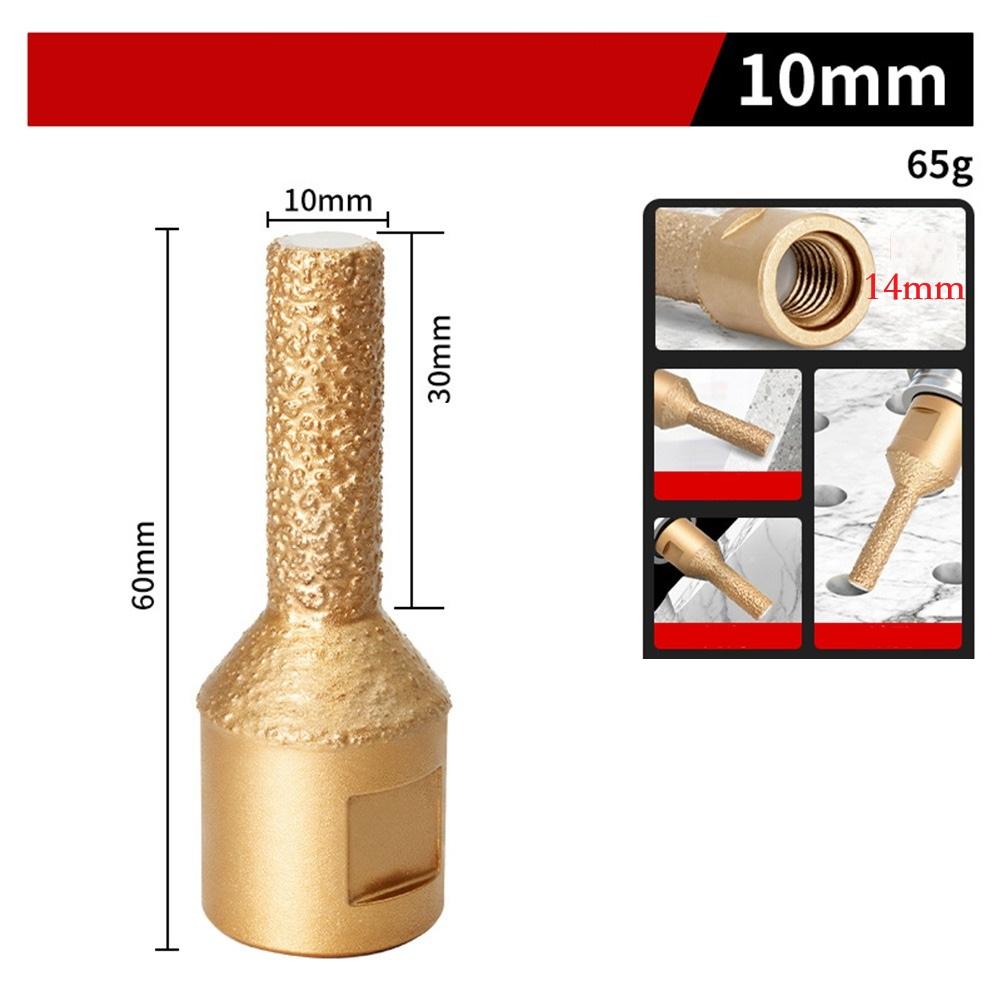 For Tile Installation 6-16mm Angle Grinder Bit Marble Drilling Tool Quick Drilling Performance Multiple Size Options