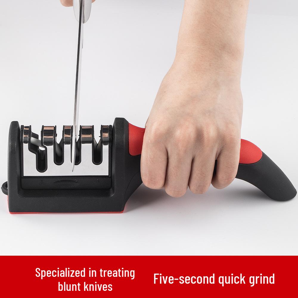 3-in-1 Multifunctional Knife Sharpening Whetstone: Fine Grind, Household & Commercial Use