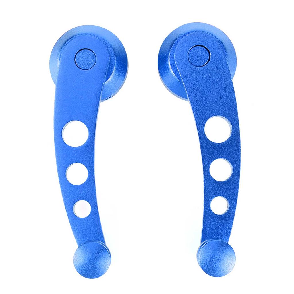 Universal Window Winder Glass Cranks Aluminum Alloy Riser Handle Car RefittingBlue