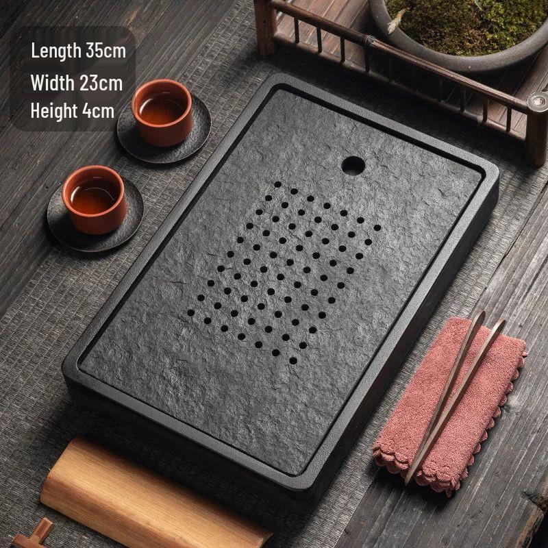 

Jiakangming Tao Fuqi Black Gold Stone Tea Tray