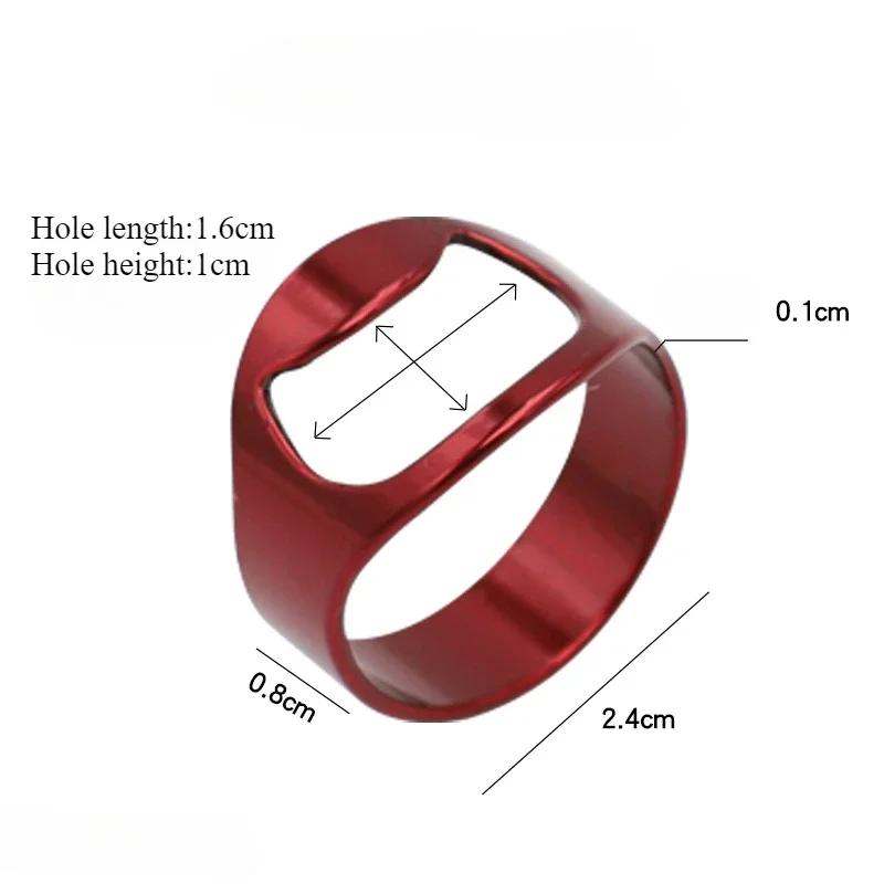 1PC Beer Bottle Opener Stainless Steel Ring Bottle Opener Bar Opening Beer Driver Wine Opener