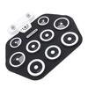 Electronic Drum Pad Portable Hand Rolled Drum Pad Double Speakers Bluetooth Rechargeable Silicone Ro