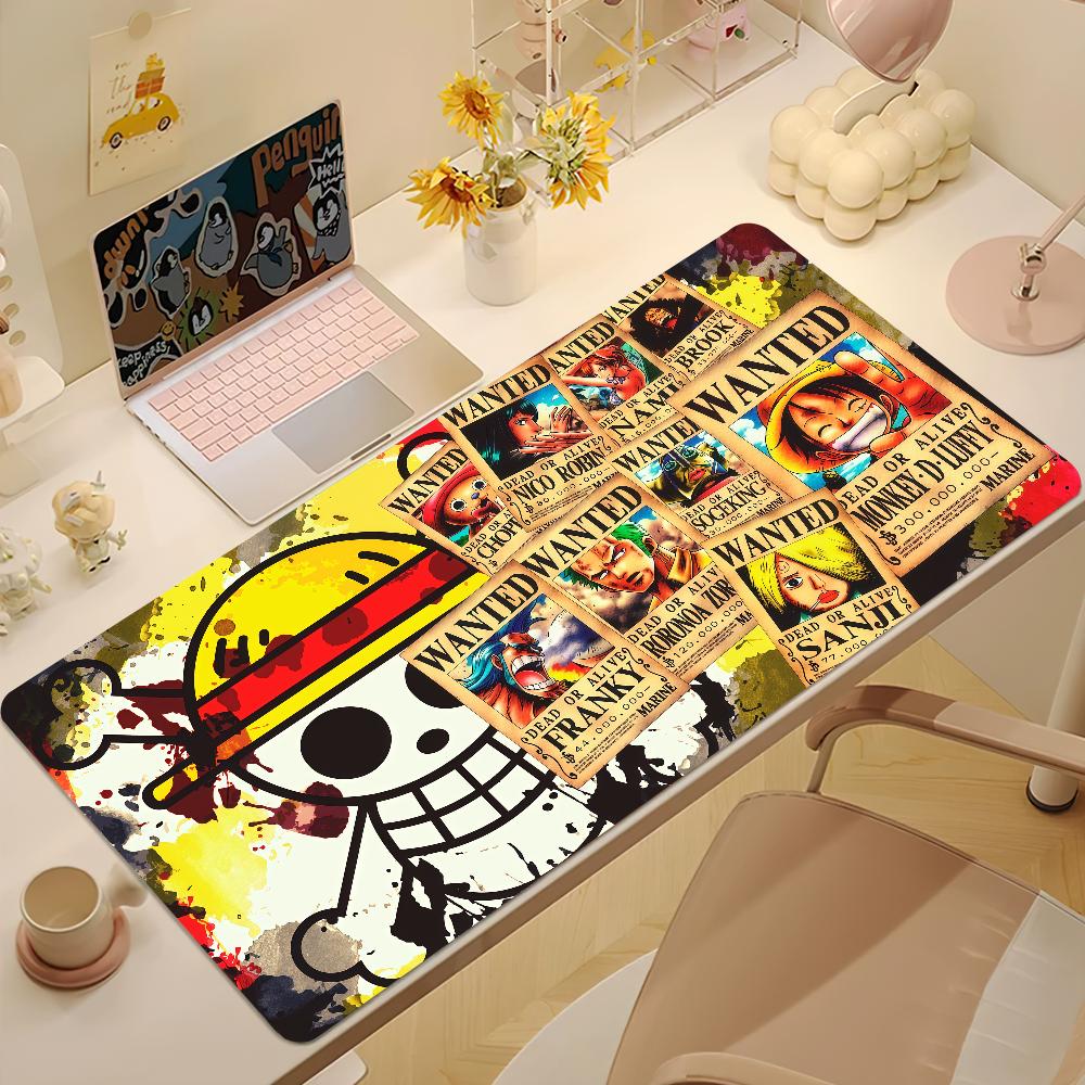 anime OOne PPiece funny art Mouse Pad Large Nonslip Lockedge Desktop Computer Desk Mat Keyboard MousePad Office Student