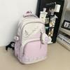 Schoolbag schoolbag female junior high school student college student backpack large capacity versatile contrasting splicing ins couple backpack