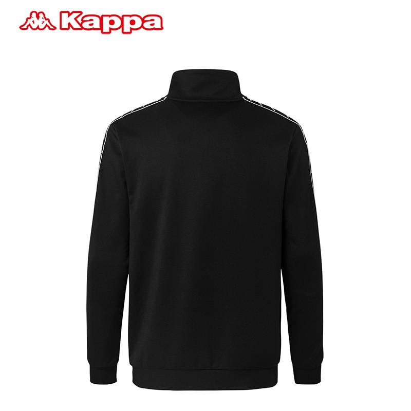 Kappa String Logo Cardigan Men's Casual Jacket Stand Collar Knitted Long Sleeved Spring and Summer