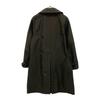 BARNEYS NEWYORK Dot Long Coat 36 Brown Women Used